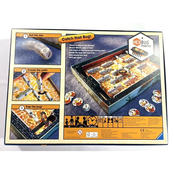 Bugs in the Kitchen Game Ravensburger 2018 Complete with Special Hexbug Tested - Picture 2 of 14